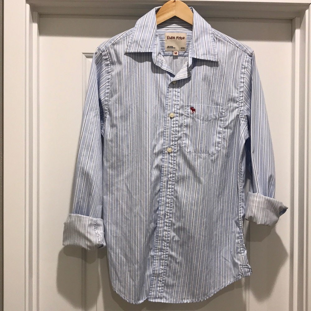 A&F casual button down shirt